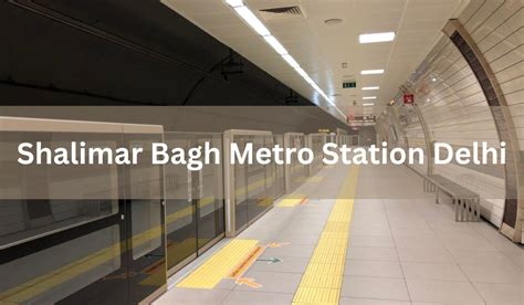 shalimar bagh metro station route.